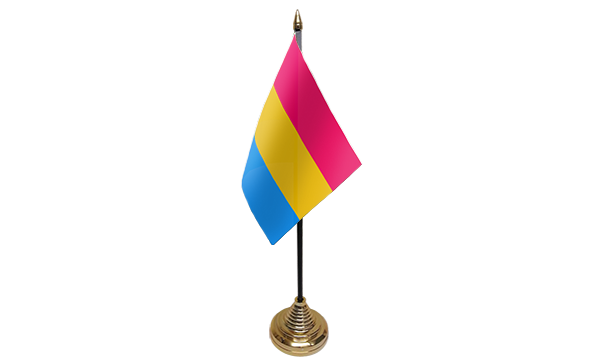 Pansexual Table Flags
